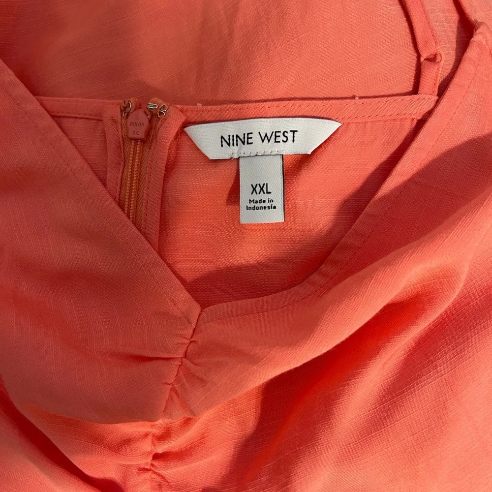 Nine West Vibrant Coral Dress - Picture 10 of 12